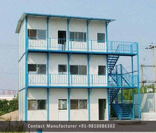 prefabricated g+2 building